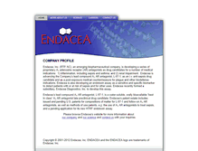 Tablet Screenshot of endacea.com